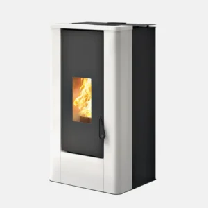 Estufa de pellets CASATELLI Filippo 12 blanca de 10,5 kW